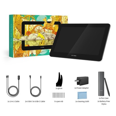 XP-Pen Artist Pro 16TP 4K QHD Graphic monitor Multi Touch Drawing display