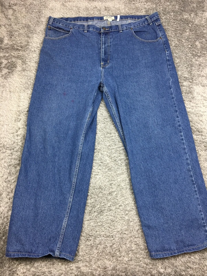 Duke Straight Leg Jeans Mens Size 46x32 Blue Dark Wash Denim Straight Leg - Image 3 of 4
