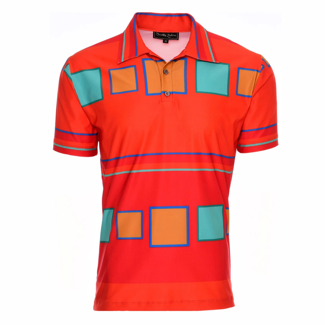 Bright colored golf sales shirts