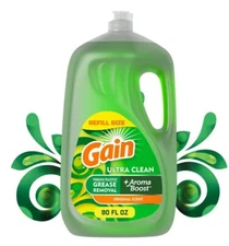 Gain Ultra Dishwashing Liquid Dish Soap, Original Scent, 90 Fl Oz