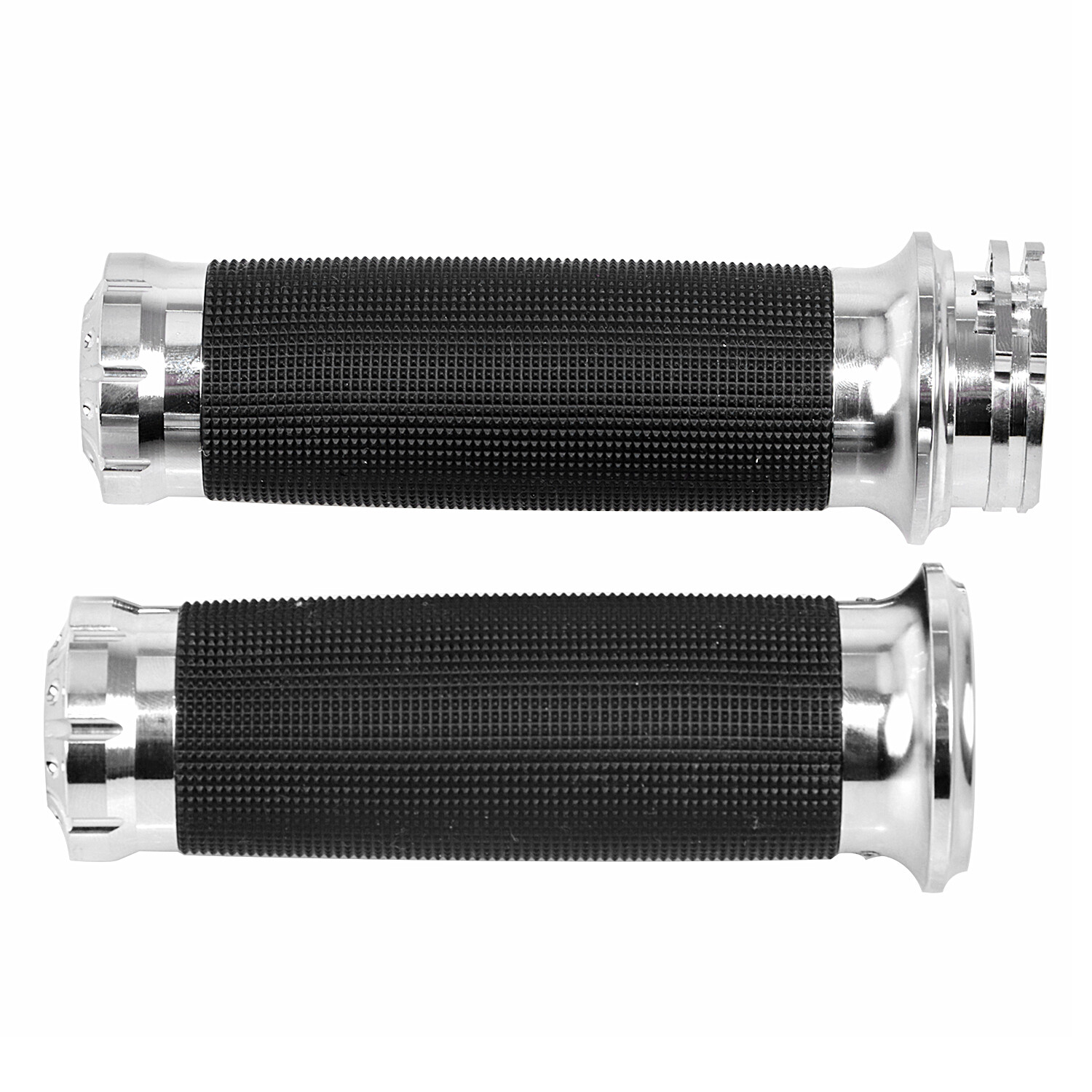 1" Handlebar Hand Grips For Harley Dyna Fat Boy Electra Street Glide FLHX FLHXS