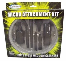 MINI MICRO VACUUM CLEANER ATTACHMENT/ACCESSORY KIT, CREVICE TOOL, DUSTING BRUSH