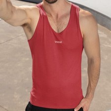 WINK UnisexTank-Simple Minimal Printed One Liner
