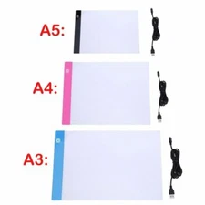 Led Light Drawing Board Three Level Dimmable Pad Tracing Light Box For Painting