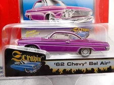 WHITE LIGHTNING 1962 CHEVY BEL AIR       JOHNNY LIGHTNING STREET FREAKS SCRAPIN'