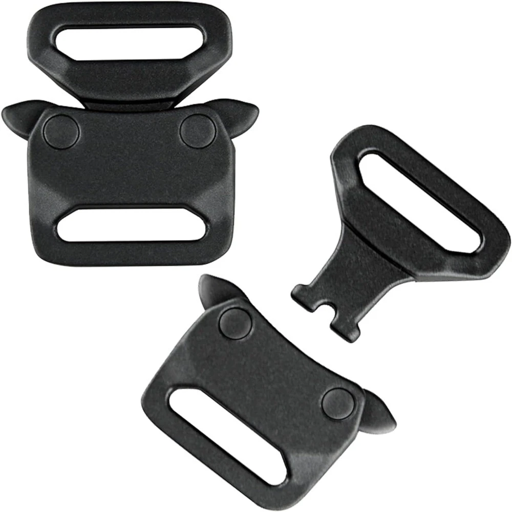 3 Pcs 1.41 1.1inch Metal Buckle Paracord Bracelet Buckles Handbags