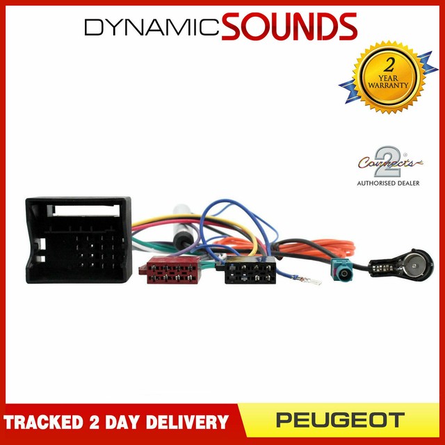 CT20PE04 Car Stereo ISO Harness Wiring Adaptor for Peugeot 207 407 807