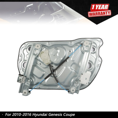 Front Power Window Regulator Left Door For Hyundai Genesis Coupe 2.0L 3.8L 09-16