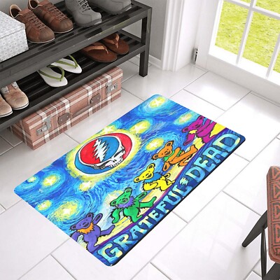 Indoor/Outdoor Doormat, rug, carpet. Grateful Dead