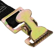 US Cargo Control 1 Inch x 8 Foot Action Spring Buckle Strap w/Alligator Clip