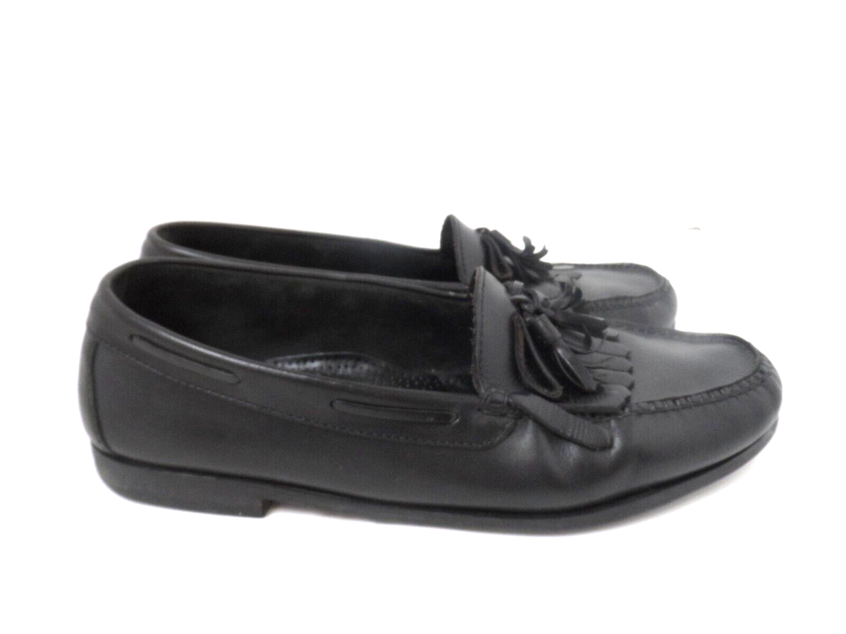 Cole Haan Men’s Black Woven Leather Loafers – Size 12 D – Classic & Comfortable Amazon.com | Cole Haan Men main image 3