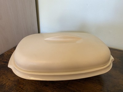 Vintage Tupperware #1273 #1274 #1275 Micro Steamer Off White