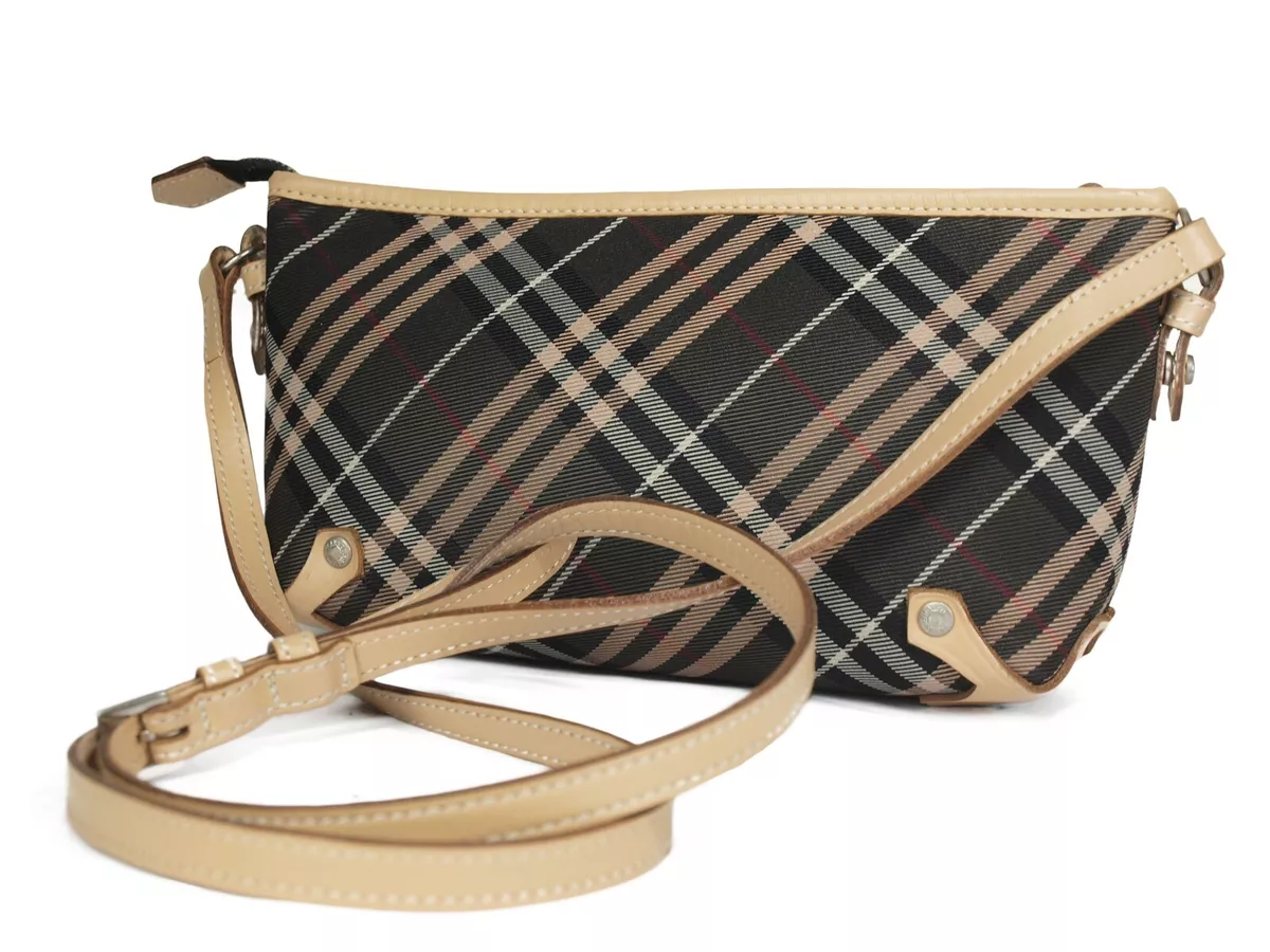 Burberry, Bags, Burberry Pochette In Beige Monogram Canvas