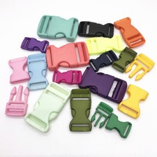 Plastic Strap Adjustable Buckles Side Release Clip Webbing Pet Bag 15/20/25/30MM