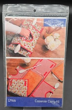 Indygo Junction IJ966 Casserole Carry-All Quilt Pattern & Pot Holder Pattern