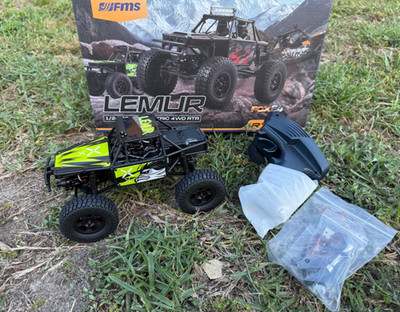 FMS 1:24 FCX24 Lemur RTR - GREEN