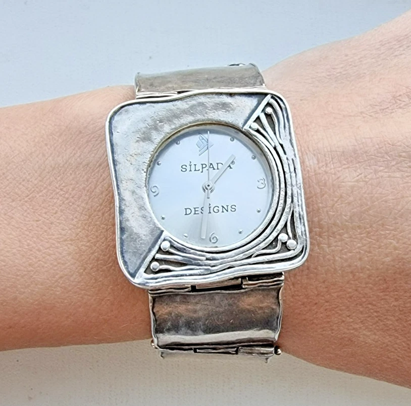 Silpada Women Sterling Silver Band Wristwatches for sale | eBay display picture 3