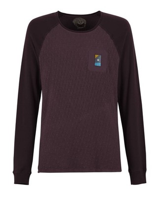 E9 - Fringui plum M Klettershirt Longsleeve Bouldern Outdoor Lifestyleshirt