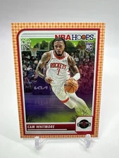2023-24 Hoops Haunted Hoops Orange #109 Cam Whitmore Houston Rockets RC