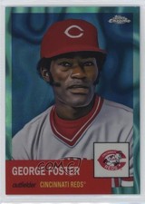2022 Chrome Platinum Anniversary Aqua Lava Refractor /299 George Foster #395 7m3