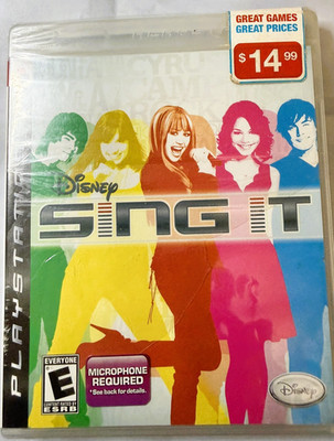 Disney Sing It Sony PlayStation 3 PS3 Rated E for Everyone - FREE SHIPPING