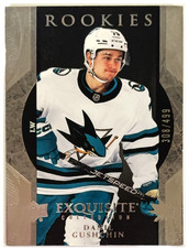 2023-24 Exquisite Collection Rookies #R21 Danil Gushchin RC /499 - SHARKS