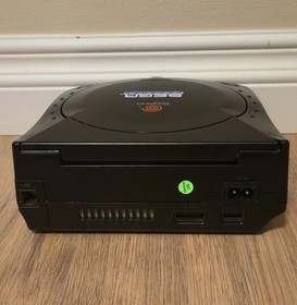 SEGA Sports Dreamcast Black Console System W/ [GDEMU] Installed Bundle Lot Read