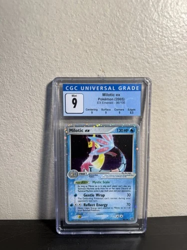 Pokemon 2005 Ex Emerald Milotic Ex Holo 96/106 CGC 9