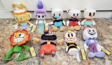 Cuphead Plush Toy Lot 9 PCS Game Characters King Dice Mugman Brinnybeard More