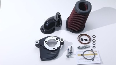 Filtre à Air Performance Harley Touring M8 114 117 & Softail 107 - Inversé Cross Cut, Réutilisable, Aluminium Usiné CNC
