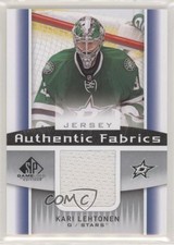 2013-14 SP Game Used Edition Authentic Fabrics Jerseys Kari Lehtonen #AF-KL x6g
