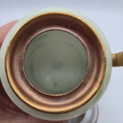 Vintage Thomas Bavaria Germany Porcelain Teapot Hand Painted Floral Gold Trim - Picture 4 of 10