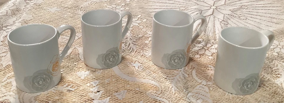 Juego de 4 tazas de café Corelle Coordinates Soliel Roses Foto 4 de 4