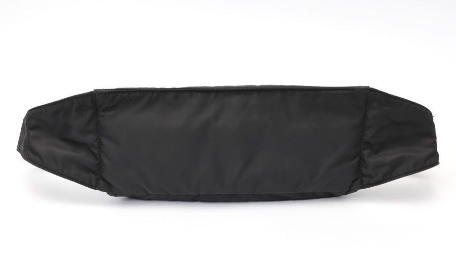 Prada Nylon Body Bag Waist Pouch Black Used 1BL011 From Japan thumbnail 3