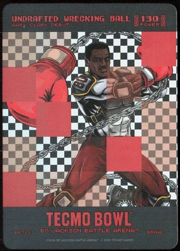 Bo Jackson Battle Arena Tecmo Bowl #BP712 Wrecking Ball - Gary Clark Big Pixel