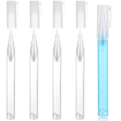 5 PCS Refillable Paint Markers, 0.5mm Extra Fine Tip Empty Acrylic Markers for 