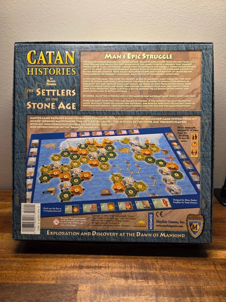 Juego de mesa Catan Histories: Settlers of the Stone Age (Mayfair) Foto 2 de 4