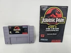 Jurassic Park Part 2: The Chaos Continues (Super Nintendo SNES) Game with Manual