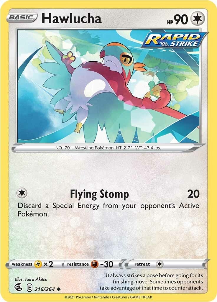 Hawlucha Reverse Holofoil [SWSH08 - 216/264]