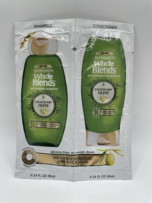 Garnier Whole Blends Legendary Olive Replenishing Shampoo+Conditioner