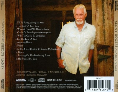 KENNY ROGERS - AMAZING GRACE NEW CD