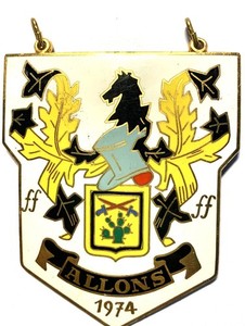 974 European Military Cavalry Association Hanging Badge / Plaque