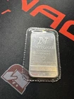 Vintage 1 Troy Oz .999 Fine Silver Bar National Refiners Ounce Rare (D)