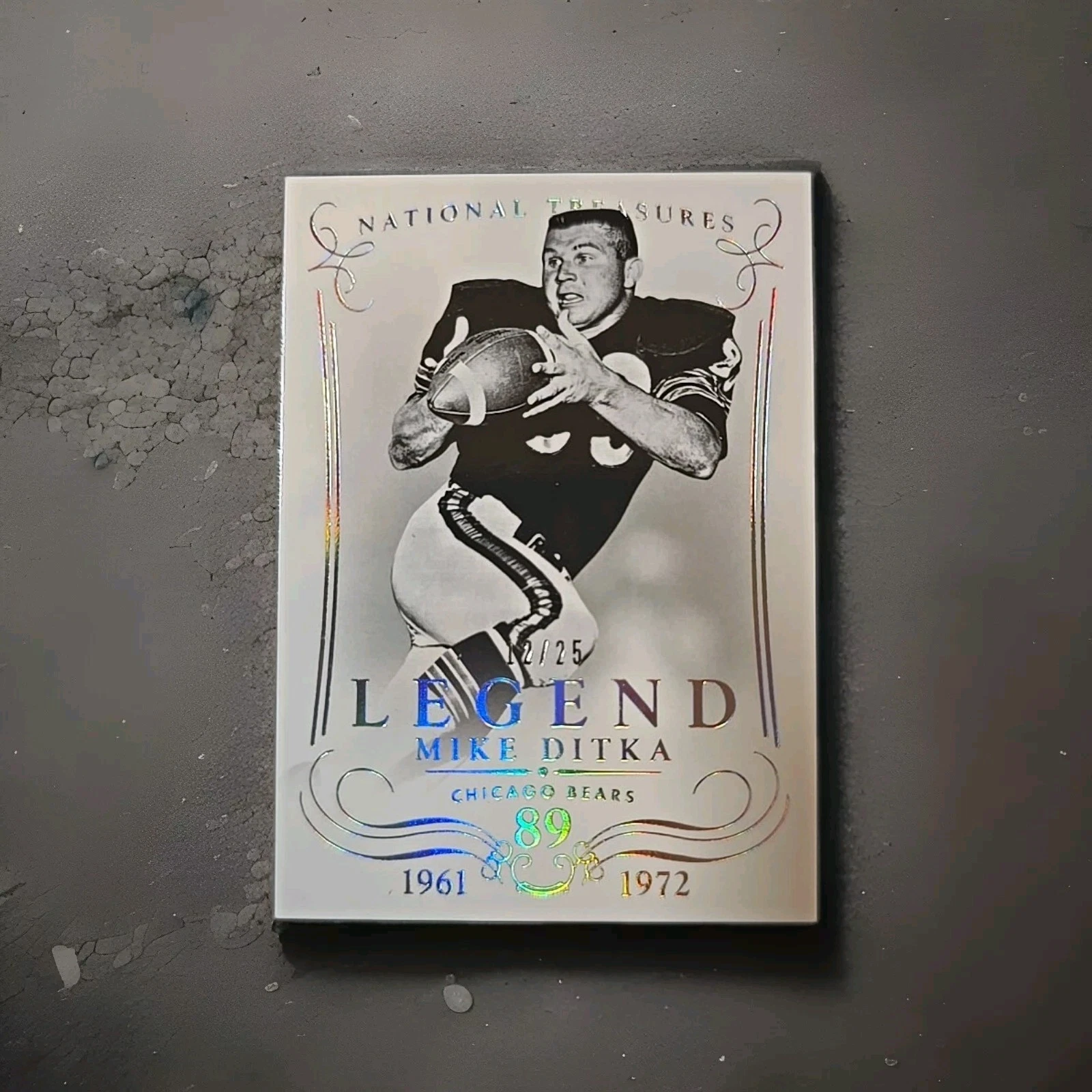 Mike Ditka trading card