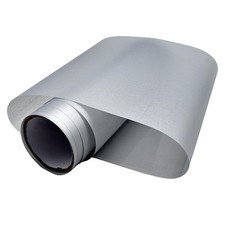 11.8in x 32.8ft DTF Transfer Film DTF Satin Silver Foil Film Roll Cold Peel