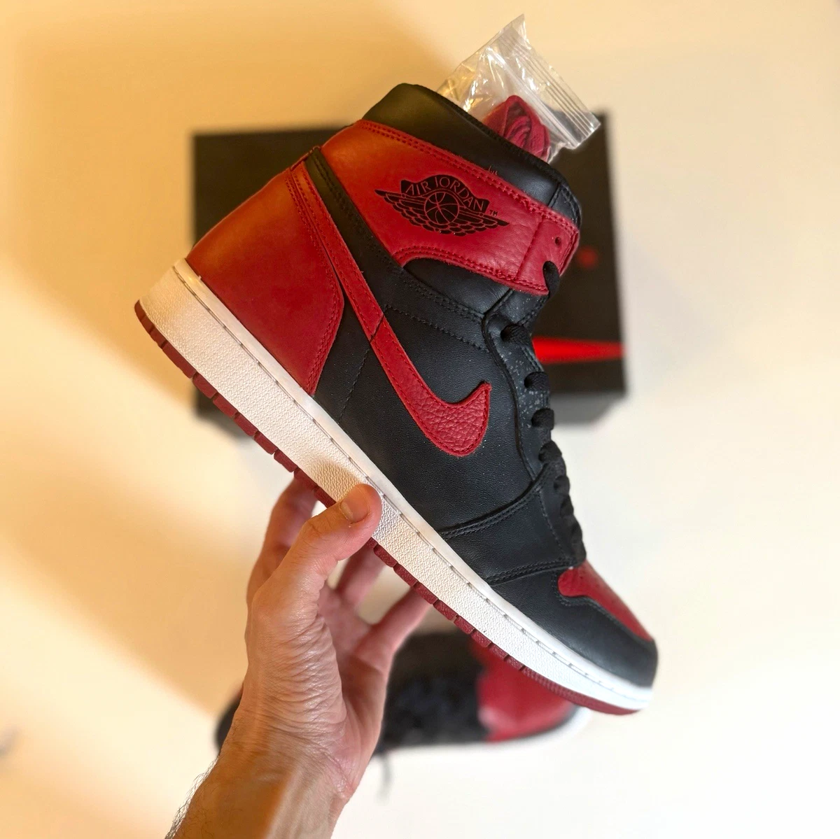 Jordan 1 High Black Red 2019 for Sale | Authenticity Guaranteed | eBay