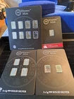 15x1gram FINE 999 SOLID SILVER INGOTS IN PRESENTATION PACKS.