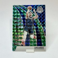 2023-24 Panini Mosaic Luka Doncic Green Mosaic Prizm #2 Mavericks