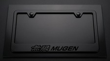 Black On Black Mugen Power Racing License Plate Frame For Acura Honda