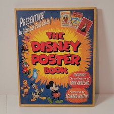 Vintage 2002 The Disney Poster Book Featuring the Collection of Tony Anselmo PA